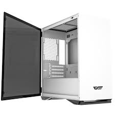 Door opening side panel with magnetic design, it is easy to disassemble and tool free. Darkflash Dlm 22 White Luxury Atx Case Apex Gamers Oman