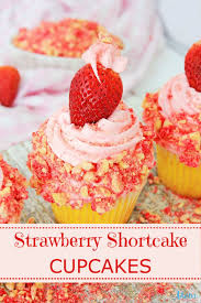 Strawberry Shortcake Cupcakes Recipe Recipe Shortcake Cupcake Recipe Strawberry Shortcake Cupcake Strawberry Crunch Cake