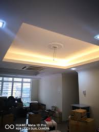 L box ceiling and lightning. Nsd Design Plaster Ceiling L Box With Cornice Come With Facebook