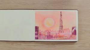 Have fun creating stunning, colorful watercolor paintings! Easy Paintings For Beginners Watercolor Painting Of A Sunset City