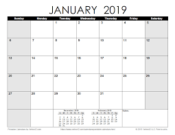 Download A Free Printable Monthly 2019 Calendar From Vertex42 Com Monthly Calendar Printable