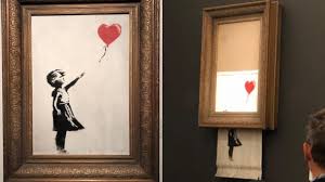 Carla langer told sarah jane smith that clyde langer wanted to be the new banksy. A R T S Feeling Banksy Shredding Of Girl With Balloon