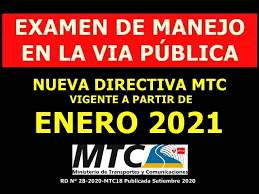 Regresaba de la ciudad de rosario, donde el viernes por la tarde participó en un acto con el presidente del país. Nuevo Examen De Manejo En La Via Publica 2021 Nueva Directiva Mtc Peru Aplica En Enero 2021 Youtube