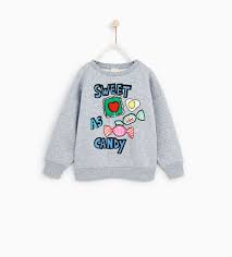 Zara Dan 1 Krose Sweatshirt Resmi Ust Giyim Kizlar Krose