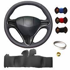 China Diy Custom Sewing Leather Needle Steering Wheel Cover For Honda Accord Civic City Fit Jazz Crv Cr V Odyssey Crosstour Acura Mdx Spirior Crz Tl China Car Steering Wheel Cover Steering