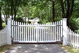 Pin By Lisa Ortiz On Gated Driveway Entry Picket Fence Gate Fence Gate Design Wood Gates Driveway