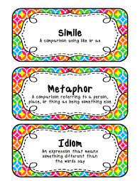Metaphor Vs Similes Vs Idiom Similes And Metaphors Metaphor Activities Simile