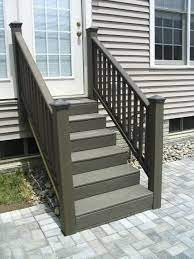 Vinyl Steps 2 Jpg 1 000 1 333 Pixels Patio Stairs Outdoor Stair Railing Patio Steps