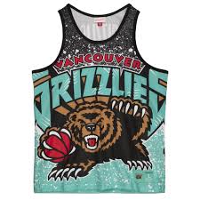 The vancouver grizzlies sharif abdur rahim big country and mike. Sb Roscoff Mitchell Ness Nba Vancouver Grizzlies Jumbotron Tank Teal Mstkaj19070vgrt Fast
