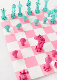 Diy Painted Pasta Chess Set Handmade Charlotte