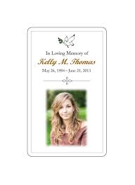 Download the template, customize the prayer, and then share the card with everyone you expect to attend the funeral. Layout H Memorial Card Displays The Name On Top And The Photo On The Bottom Half Of The Card Memorial Cards Card Layout Memories