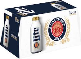 We use a precise combination of pale and crystal barley malts to achieve miller lite's . Miller Lite Beer 16 Oz Resealable Aluminum Bottles Shop Beer At H E B
