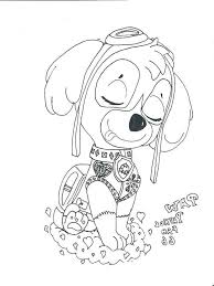 Skye tries everything with a backflip, grace, and a smile. Skye Paw Patrol Coloring Pages Download And Print Skye Paw Patrol Coloring Pages