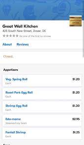 We did not find results for: The Great Wall Kitchen Home Dover Delaware Menu Prices Restaurant Reviews Facebook