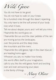 Wild Geese I Love This Poem I Heard It During A Convention Speech And Have Been Looking For It Since Then Mary Oliver Poems Mary Oliver Quotes Poems