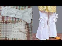 In this video, you will learn about bell bottom trouser cutting and stitching with latest cutwork design. Pin On Urdu