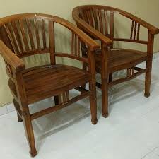 See more ideas about kerusi, kerusi ruang tamu, kerusi meja. Kerusi Kayu Jati Home Furniture Furniture On Carousell