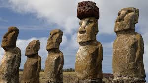 The most common rapa nui statues material is stone. How Hats Were Placed Atop The Easter Island Statues Bbc News