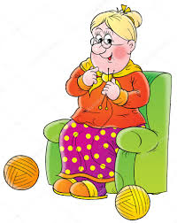 Résultat de recherche d'images pour "grand mere tricot"
