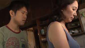 Japanese mom and son watching porn