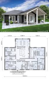 Landhaus Bungalow Modern Mit Walmdach Erker Holz Fassade Bauen Haus Grundriss Ideen 4 Zimmer Haus Grundriss Haus Bungalow Bungalow Haus Design
