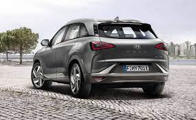 Hyundai Nexo Suv Auf Wasserstoff Brennstoffzelle Elektrofahrzeug Wasserstoff