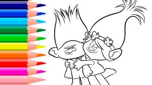Trolls coloring book is a game where you have to color some images. Trolls Coloring Pages Trolls Coloring Book Youtube