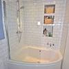 Steinkamp easy entry badewanne 170 x 75 cm mit glastür links, trio ablauf und styrodurverkleidung. 3