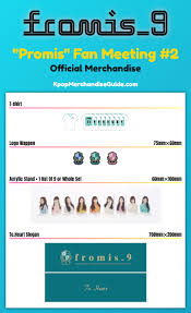 November 17, 2017 predebut single 1. Fromis 9 Merchandise