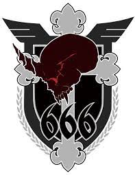 東ドイツ軍第666戦術機中隊 黒の宣告 エンブレム 1 マブラヴ 東ドイツ イラスト