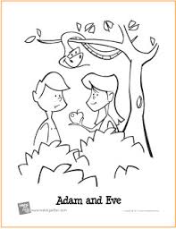 To print the coloring page: Coloring Pages Adam And Eve Sinned