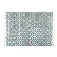 Outdoor Teppich Mit Schwarzen Und Weissen Motiven 140x200 Baumwollteppiche Zementfliesen Teppich