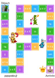 le jeu de plateau fantastique pour apprendre les tables de multiplication apprendre les tables de multiplication jeux de maths ce2 table de multiplication