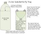Bottle fly trap