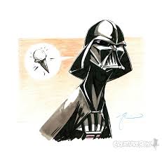 Vader By Creaturebox Star Wars Illustration Star Wars Love Star Wars Images