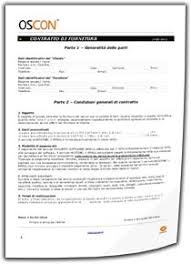 Fac Simile Di Contratto Oscon