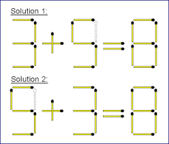 We have added printable worksheets of matchstick puzzles in 4 difficulty levels: Matchsticks Riddles And Answer Best Riddles And Brain Teasers