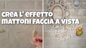 Pareti bianche con mattoni a vista 25 idee creative. Come Si Crea L Effetto Murale Mattoni Faccia A Vista Youtube
