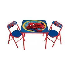 Kids Table Chairs Set Spiderman Small Children Furniture Kid Child Fun Activity Kids Table And Chairs Kids Table Chair Set Kids Activity Table