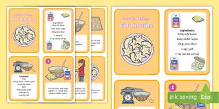 Make stars for hanging on the table using five paper cones. Eid Biscuits Recipe Cards