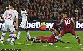 Result of west ham vs crystal palace 16 december 2020 match. West Ham Vs Crystal Palace Premier League 2019 20 Live Score And Updates Daily Mail Online