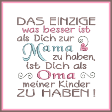 Stickdatei Spruch Mama Oma1 Rock Queen