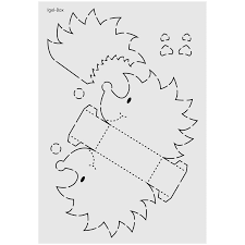 Design Schablone Nr 7 Igel Box Din A4 Blumen Basteln Aus Papier Laterne Basteln Vorlagen Schablonen