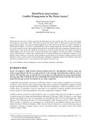 All investing involves risk, including the possible loss of money you invest, and past performance does not guarantee future performance. Pdf Third Party Intervention Conflict Management In The Malay Society Mohd Fuad Mohd Salleh Academia Edu