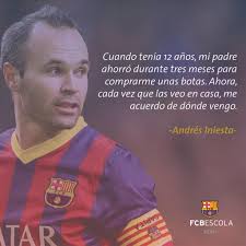 Andres Iniesta ingresó en la disciplina barcelonista cuando sólo tenía 12  años. Desde entonces ha logrado 7 Ligas, 4 Champions League, 3 Copa del  Rey, 3 Súper Copa de Europa, 6 Súper