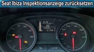 Dabei seit 21.05.2010 beiträge 10.653 zustimmungen. Seat Ibiza Wartungsintervall Zurucksetzen Service Leuchte Reset Inspektion Zuruckstellen Anleitung Youtube