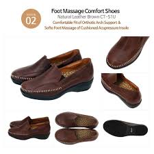 Cantos Foot Massge Comfort Loafer Shoes Soft Cushion Orthotic Arch Support Acupressure Shiatsu Insole And Nonslip Rubber Sole For Orthotics Shoes Loafer Shoes