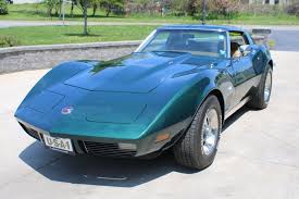 Image result for Blue Green 1973 Corvette