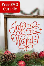 Download Free Joy To The World Christmas Holiday Svg Cut File Cutting For Business