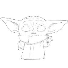 Myart@artforkidshub.commail us your art:art for kids hubp.o. How To Draw Baby Yoda The Child